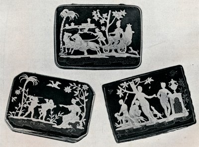 Drei Schnupftabakdosen von Unbekannt