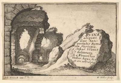 Römische Ruinen, ca. 1650 von Unbekannt