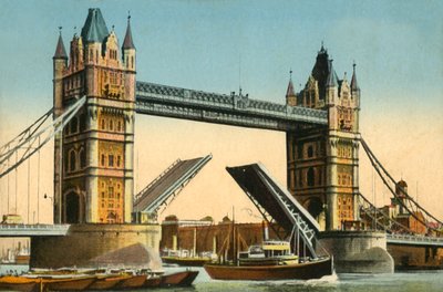 Tower Bridge, London, ca. 1910 von Unbekannt
