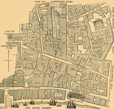 Tower Street Ward, um 1872 von Unbekannt