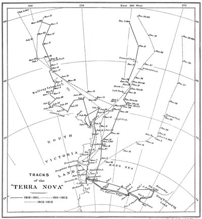 Spuren der Terra Nova, 1910-1913, 1913 von Unbekannt