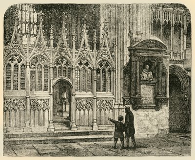 Querschiff des Martyriums, Kathedrale von Canterbury, 1890 von Unbekannt