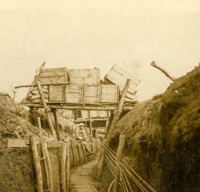 Schützengräben bei Les Éparges, Nordfrankreich, ca. 1914-1918 von Unbekannt
