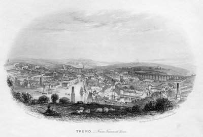 Truro, von Trennick Lane, 1860 von Unbekannt