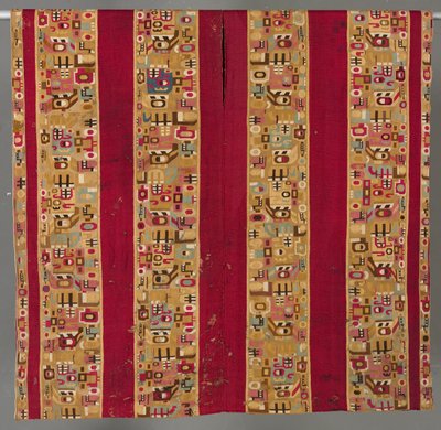Tunika mit Opfernden, 600-1000 von Unbekannt