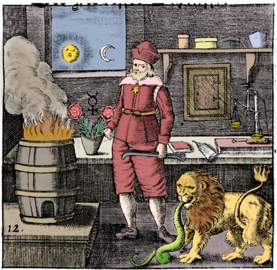 Zwölfter Schlüssel von Basil Valentine, 1651 von Unbekannt