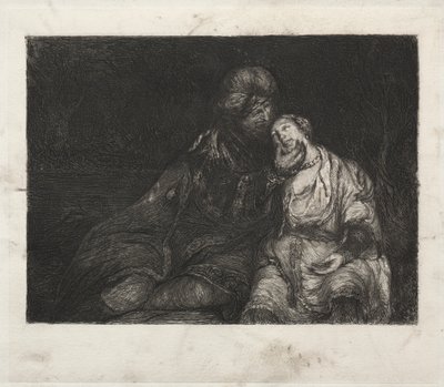 Zwei Figuren, 1800er Jahre von Unbekannt