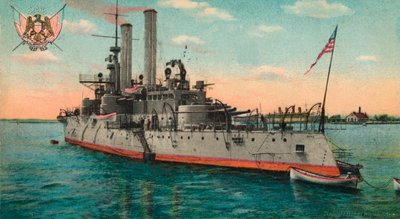 US-Schlachtschiff Iowa, um 1908 von Unbekannt