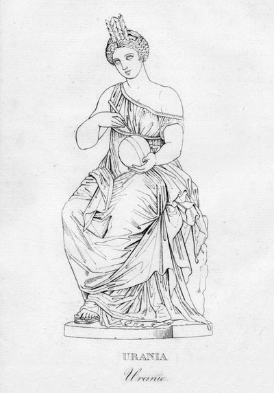 Urania Uranie, ca. 1850 von Unbekannt