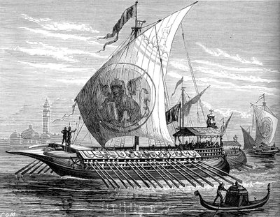 Venezianische Galeere, ca. 1880 von Unbekannt