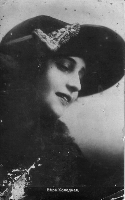 Vera Kholodnaya, russische Stummfilmschauspielerin, 1910er Jahre von Unbekannt