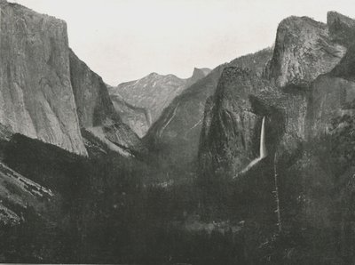 Blick vom Künstlerpunkt, Yosemite-Tal, USA, 1895 von Unbekannt