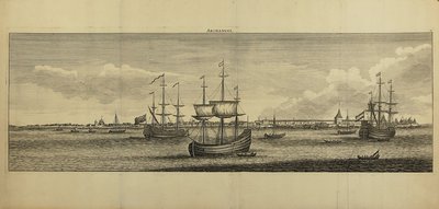 Ansicht von Archangelsk, ca. 1770 von Unbekannt