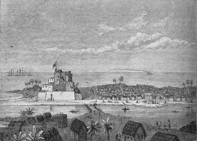 Ansicht von Elmina von Unbekannt