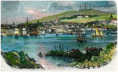 Blick auf Halifax, Nova Scotia, ca. 1870 von Unbekannt