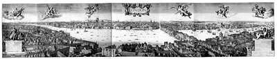 Ansicht von London, um 1650, 19. Jahrhundert von Unbekannt
