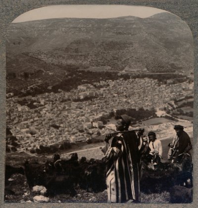 Ansicht von Nablus, ca. 1900 von Unbekannt