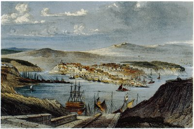 Ansicht von Sewastopol, ca. 1850 von Unbekannt