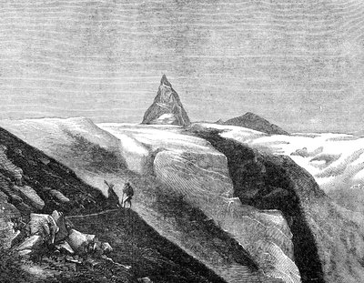 Blick auf das Matterhorn, späte 19. Jahrhundert von Unbekannt