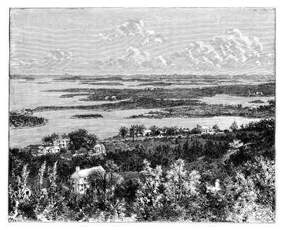Blick vom Gibbs Hill, Bermudas, ca. 1890 von Unbekannt