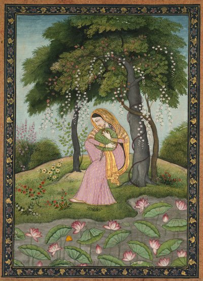 Virhini Nayika, Liebesgequälte Heldin, ca. 1800 von Unbekannt
