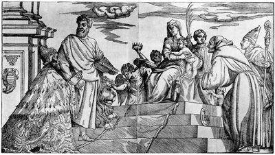 Votivbild von Doge Andrea Gritti, 1937 von Unbekannt