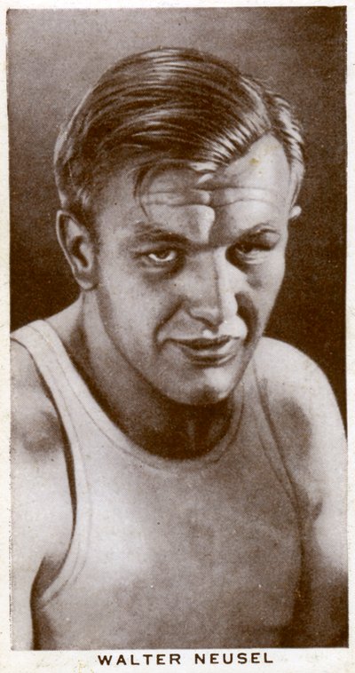 Walter Neusel, deutscher Boxer, 1938 von Unbekannt