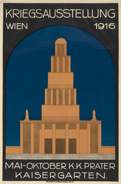 Kriegsausstellung Wien 1916 von Unbekannt