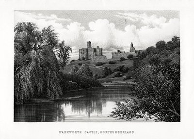 Warkworth Castle, Northumberland, 1896 von Unbekannt