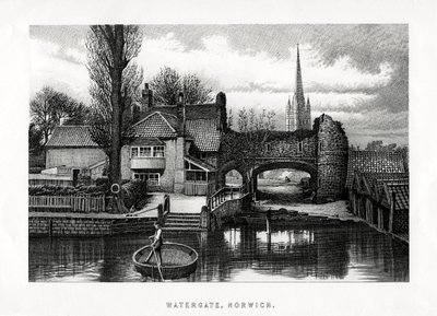 Watergate, Norwich, 1896 von Unbekannt