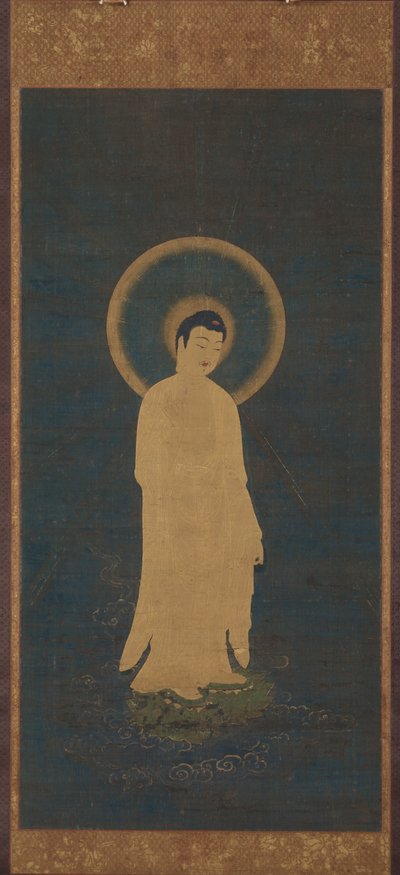 Willkommener Abstieg von Amida Buddha Raigo, um 1270-1333 von Unbekannt