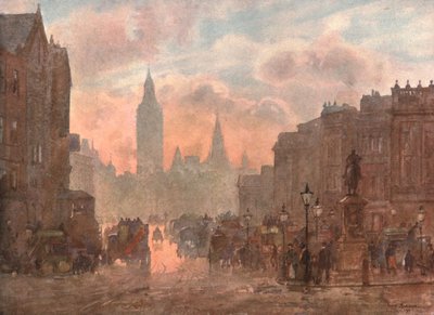 Whitehall von Charing Cross, c1899 von Unbekannt