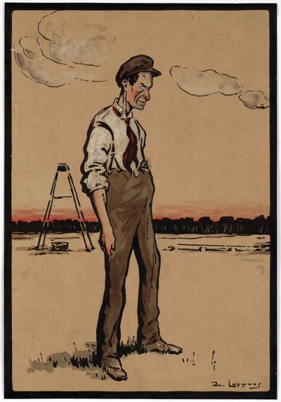 Wilbur Wright, amerikanischer Flieger, ca. 1910 von Unbekannt