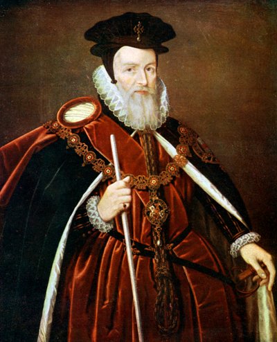 William Cecil, 1. Baron Burghley, 16. Jahrhundert um 1905 von Unbekannt