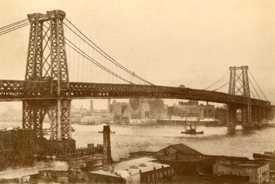 Williamsburg Hängebrücke, New York von Unbekannt
