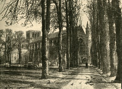 Kathedrale von Winchester, von Nordwesten, 1898 von Unbekannt