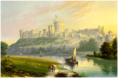 Schloss Windsor, Berkshire, die königliche Residenz, um 1880 von Unbekannt