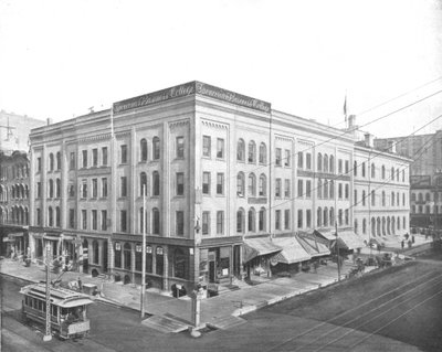 Wisconsin Street und Broadway, Milwaukee, Wisconsin, USA von Unbekannt
