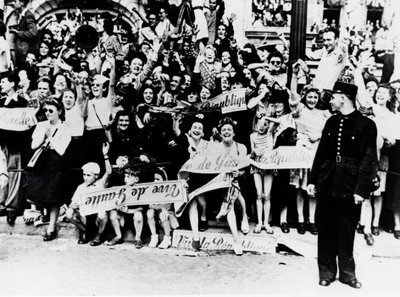 Zweiter Weltkrieg: Befreiung von Paris, 1944 von Unbekannt