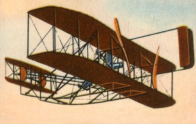 Wright-Brüder-Flugzeug, um 1903, 1932 von Unbekannt