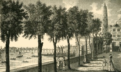 York Stairs und der Wasserturm, 1881 von Unbekannt