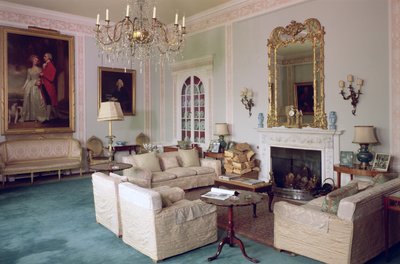 Der Musikraum, Sledmere House, Yorkshire von Unbekannt Unbekannt