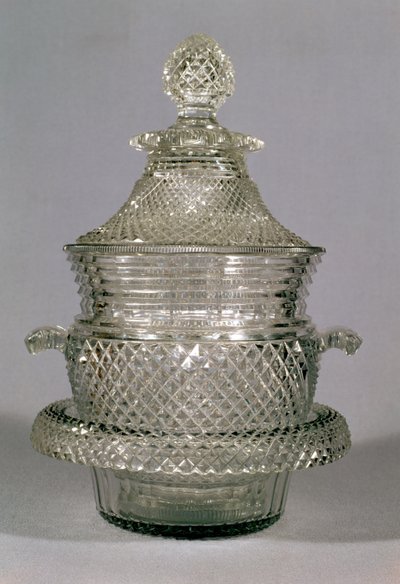 Weinkühler, ca. 1815-20 (Schliffglas) von Unbekannt Unbekannt