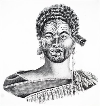 Ein Maori-Häuptling von Unbekannt
