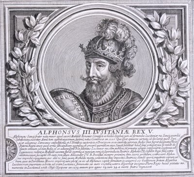 Afonso III. von Portugal (Lithografie) von Unbekannt