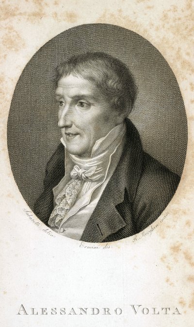 Alessandro Volta (Graf Alessandro Giuseppe Anastasio Volta) von Unbekannt