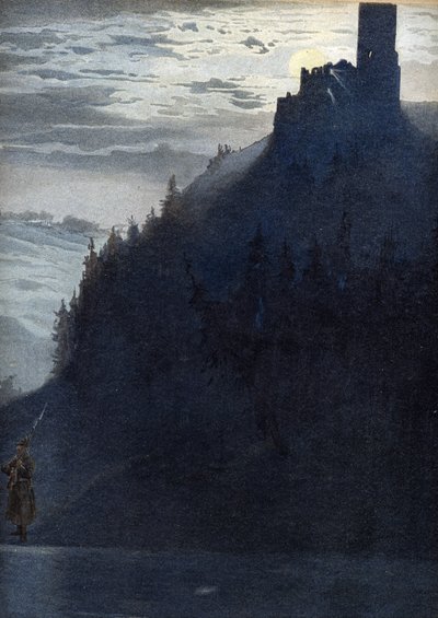 Allegorie des „Deutschlandliedes“, um 1900 von Unbekannter Künstler