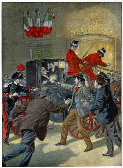 Ermordung von Umberto I. von Unbekannter Künstler