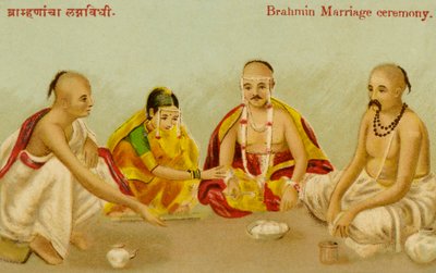 Brahmanische Hochzeitszeremonie von Unbekannter Künstler