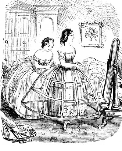 Britische Frauenmode - 1850er Jahre von Unbekannter Künstler